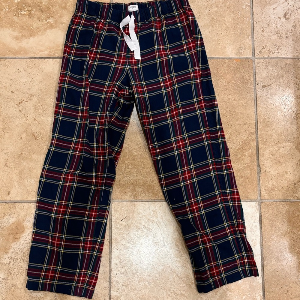 J. Crew Long plaid pajamas pants